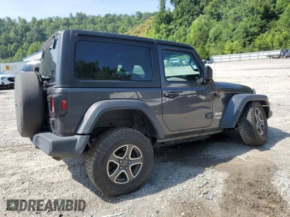 2020 Jeep Wrangler Sport S with VIN 1C4GJXAN5LW263889, listed as a Copart auction lot 65509495 with 62,716 mi miles and Salvage title. Bid and sale history available at DreamBid. Image 3.