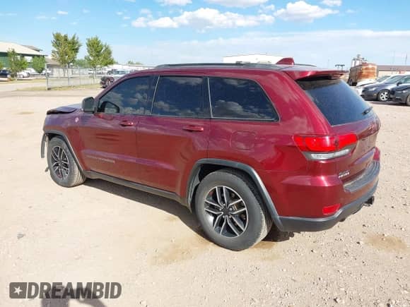 2020 Jeep Grand Cherokee Trailhawk with VIN 1C4RJFLG6LC116726, listed as a IAAI auction lot 43200025 with 99,265 mi miles and . Bid and sale history available at DreamBid. Image 3.