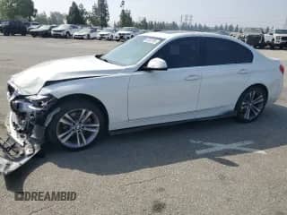 2017 BMW 3 Series 330i with VIN WBA8B9G39HNU56687, listed as a Copart auction lot 68380785 with 130,475 mi miles and Salvage title. Bid and sale history available at DreamBid. Image 1.