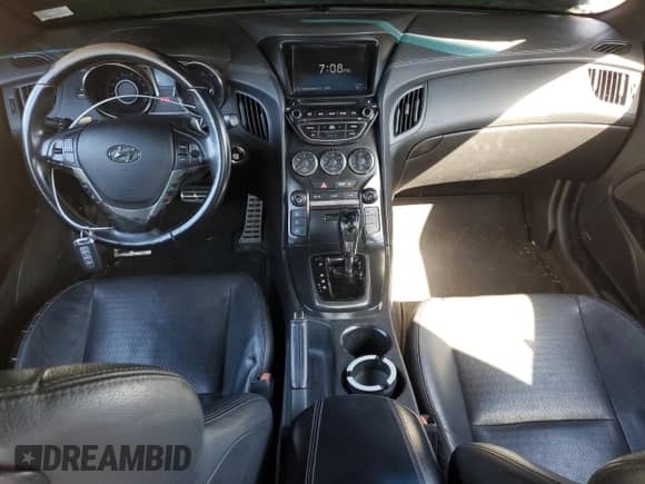 2015 Hyundai Genesis Coupe R-Spec z VIN KMHHU6KJ0FU126016, wystawiony jako Copart lot #49321115 z przebiegiem 141 007 mil mil oraz Szkoda całkowita • Salvage title. Historia ofert i sprzedaży dostępna na DreamBid. Obrazek 8.