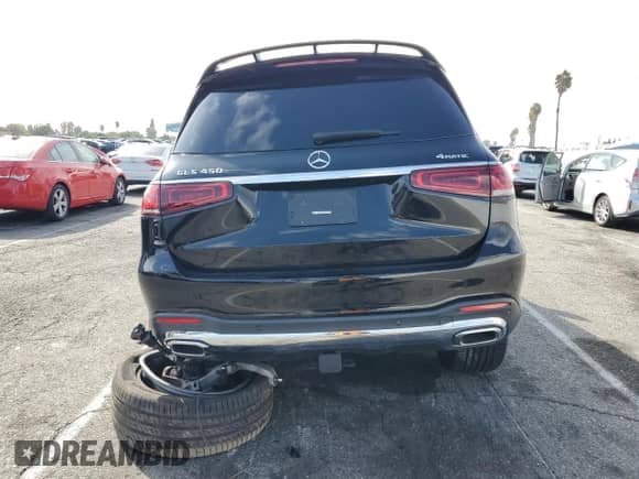 2023 Mercedes-Benz GLS 450 with VIN 4JGFF5KE5PA913268, listed as a Copart auction lot 86465945 with 59,437 mi miles and Salvage title. Bid and sale history available at DreamBid. Image 6.