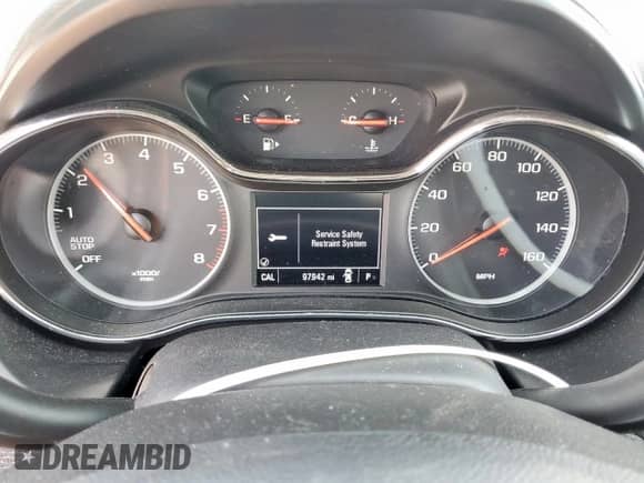 2019 Chevrolet Cruze LS with VIN 3G1BC6SM3KS586488, listed as a Copart auction lot 81212125 with 97,942 mi miles and Salvage title. Bid and sale history available at DreamBid. Image 9.