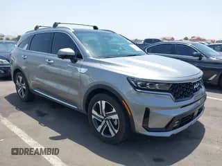 2023 Kia Sorento SX Prestige with VIN KNDRMDLH3P5178664, listed as a IAAI auction lot 42638187 with 53,778 mi miles and . Bid and sale history available at DreamBid. Image 1.