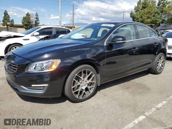 2014 Volvo S60 T6 with VIN YV1902FH5E2295456, listed as a Copart auction lot 51630745 with 151,408 mi miles and Salvage title. Bid and sale history available at DreamBid. Image 1.