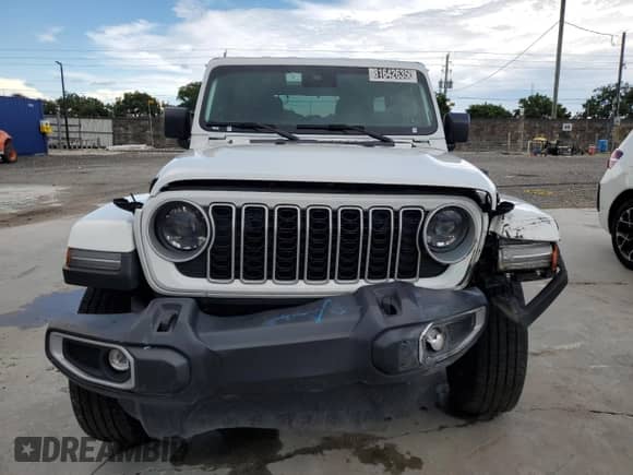 2025 Jeep Wrangler Sahara с VIN 1C4PJXEN4SW500445, выставлен на аукционе Copart как лот 81642635 с пробегом 19 248 миль миль и Чистый • Clean title. История ставок и продаж доступна на DreamBid. Изображение 5.