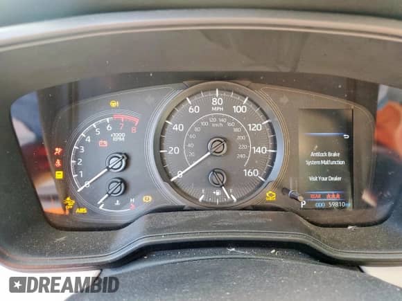 2022 Toyota Corolla L with VIN 5YFDPMAE1NP375052, listed as a Copart auction lot 67208245 with 59,810 mi miles and Salvage title. Bid and sale history available at DreamBid. Image 9.