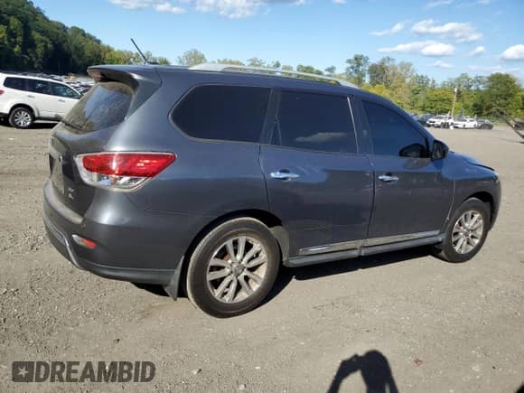 2013 Nissan Pathfinder SV with VIN 5N1AR2MM2DC689462, listed as a Copart auction lot 81208315 with 152,255 mi miles and Clean title. Bid and sale history available at DreamBid. Image 3.
