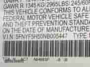 2022 Honda Pilot EX-L z VIN 5FNYF5H50NB005447, wystawiony jako IAAI lot #41953950 z przebiegiem 68 636 mil mil oraz . Historia ofert i sprzedaży dostępna na DreamBid. Obrazek 9.