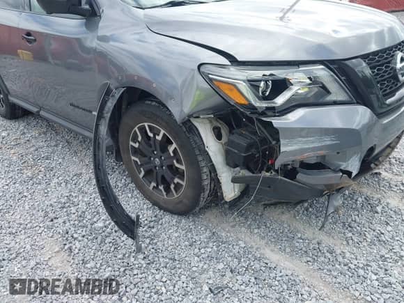 2019 Nissan Pathfinder SL with VIN 5N1DR2MN0KC640277, listed as a IAAI auction lot 43346213 with 118,998 mi miles and . Bid and sale history available at DreamBid. Image 6.