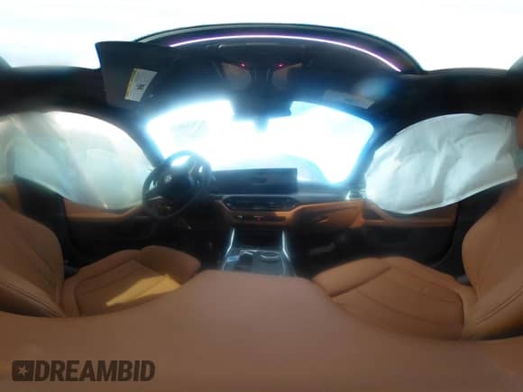 2025 BMW i4 xDrive40 with VIN WBY43HD03SFU60723, listed as a IAAI auction lot 41934522 with 361 mi miles and . Bid and sale history available at DreamBid. Image 19.