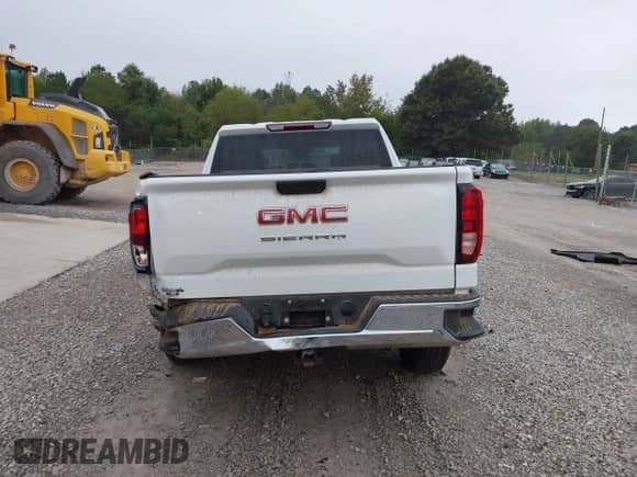 2025 GMC Sierra 1500 Pro with VIN 1GTPHAED6SZ101390, listed as a IAAI auction lot 43405646 with 10,825 mi miles and . Bid and sale history available at DreamBid. Image 16.