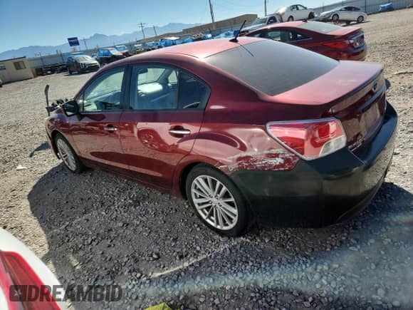 2012 Subaru Impreza Limited with VIN JF1GJAG62CH013761, listed as a Copart auction lot 81754585 with 121,658 mi miles and Clean title. Bid and sale history available at DreamBid. Image 2.