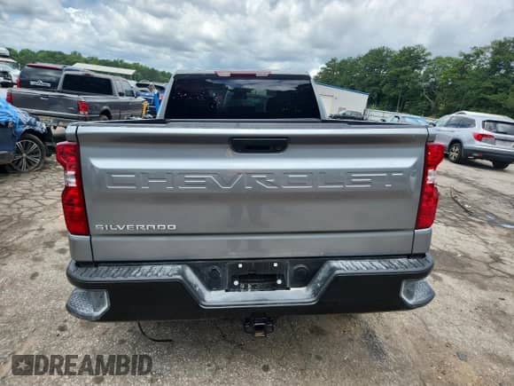 2024 Chevrolet Silverado 1500 Work Truck with VIN 1GCRAAEKXRZ315854, listed as a Copart auction lot 60700275 with 19,002 mi miles and Salvage title. Bid and sale history available at DreamBid. Image 6.
