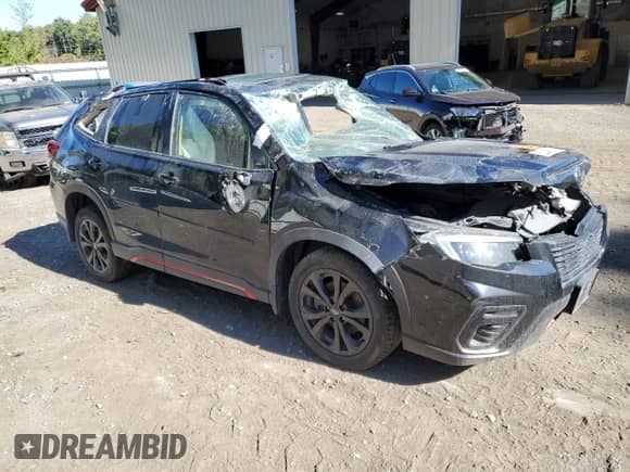 2021 Subaru Forester Special Sports z VIN JF2SKARC9MH464760, wystawiony jako Copart lot #82047675 z przebiegiem 43 615 mil mil oraz Szkoda całkowita • Salvage title. Historia ofert i sprzedaży dostępna na DreamBid. Obrazek 4.