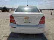 2017 Chevrolet Sonic LT with VIN 1G1JD5SH0H4124081, listed as a Copart auction lot 84954635 with 128,456 mi miles and Salvage title. Bid and sale history available at DreamBid. Image 6.