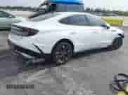 2025 Hyundai Sonata SEL with VIN KMHL64JA1SA484103, listed as a IAAI auction lot 43184663 with 11,847 mi miles and . Bid and sale history available at DreamBid. Image 4.