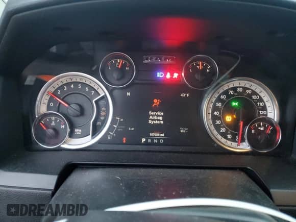 2018 Ram 1500 Sport with VIN 1C6RR7UT6JS163176, listed as a Copart auction lot 46830415 with 107,609 mi miles and Non repairable. Bid and sale history available at DreamBid. Image 9.