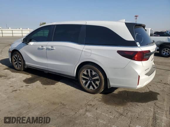 2025 Honda Odyssey EX-L с VIN 5FNRL6H61SB039176, выставлен на аукционе Copart как лот 70780845 с пробегом 18 896 миль миль и Списание • Salvage title. История ставок и продаж доступна на DreamBid. Изображение 2.