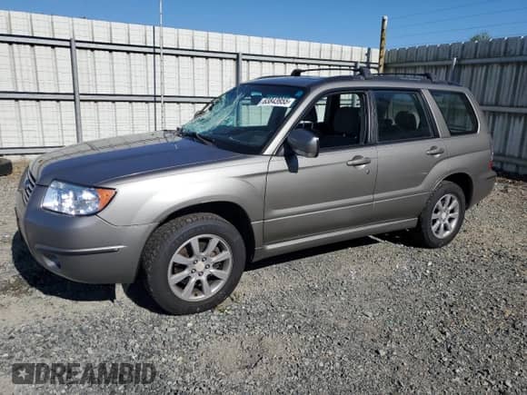 2006 Subaru Forester X with VIN JF1SG65636H744311, listed as a Copart auction lot 63843955 with 108,108 mi miles and Salvage title. Bid and sale history available at DreamBid. Image 1.