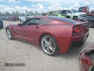 2015 Chevrolet Corvette Z51 2LT z VIN 1G1YK2D74F5100462, wystawiony jako Copart lot #69493574 z przebiegiem 18 169 mil mil oraz Szkoda całkowita • Salvage title. Historia ofert i sprzedaży dostępna na DreamBid. Obrazek 2.
