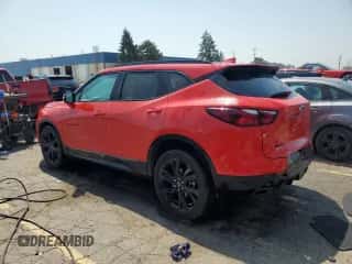 2022 Chevrolet Blazer RS с VIN 3GNKBERS3NS176892, выставлен на аукционе Copart как лот 68633095 с пробегом 39 717 миль миль и Списание • Salvage title. История ставок и продаж доступна на DreamBid. Изображение 2.