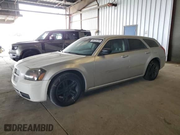 2005 Dodge Magnum SE with VIN 2D4FV48V95H162475, listed as a Copart auction lot 66724185 with 272,938 mi miles and Clean title. Bid and sale history available at DreamBid. Image 1.