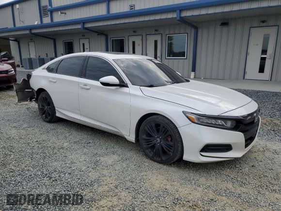 2018 Honda Accord EX-L with VIN 1HGCV2F55JA034056, listed as a Copart auction lot 81415715 with 166,969 mi miles and Salvage title. Bid and sale history available at DreamBid. Image 4.