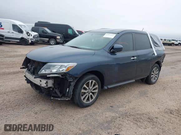 2015 Nissan Pathfinder S с VIN 5N1AR2MN6FC671977, выставлен на аукционе IAAI как лот 41851527 с пробегом 82 460 миль миль и . История ставок и продаж доступна на DreamBid. Изображение 2.