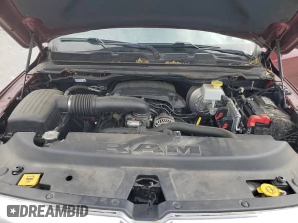 2019 Ram 1500 Big Horn with VIN 1C6RREBT6KN884038, listed as a Copart auction lot 74510464 with 62,721 mi miles and Salvage title. Bid and sale history available at DreamBid. Image 12.