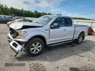 2018 Ford F-150 XL with VIN 1FTFX1E51JKF85161, listed as a Copart auction lot 70015525 with 66,568 mi miles and Salvage title. Bid and sale history available at DreamBid. Image 1.