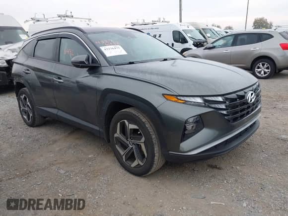 2023 Hyundai Tucson SEL with VIN 5NMJFCAE1PH262358, listed as a IAAI auction lot 43276432 with 26,150 mi miles and . Bid and sale history available at DreamBid. Image 1.
