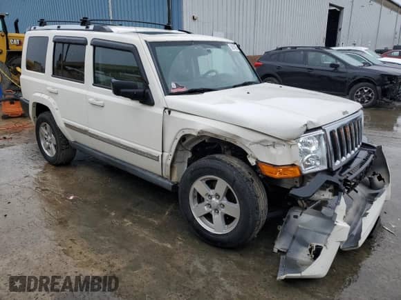 2007 Jeep Commander Limited with VIN 1J8HG58P07C529284, listed as a Copart auction lot 58814305 with 161,686 mi miles and Salvage title. Bid and sale history available at DreamBid. Image 4.