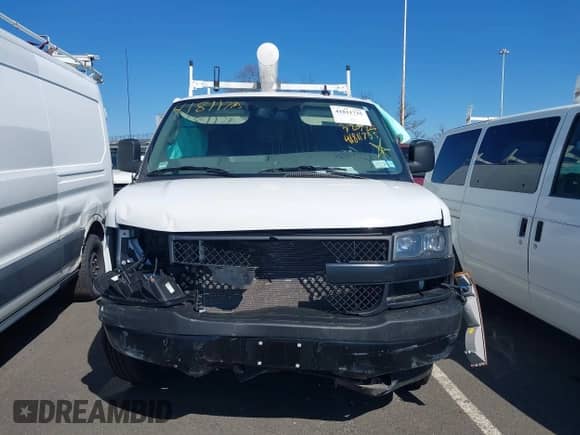 2024 Chevrolet Express Cargo with VIN 1GCWGAFPXR1274619, listed as a IAAI auction lot 41811735 with 11,970 mi miles and . Bid and sale history available at DreamBid. Image 12.