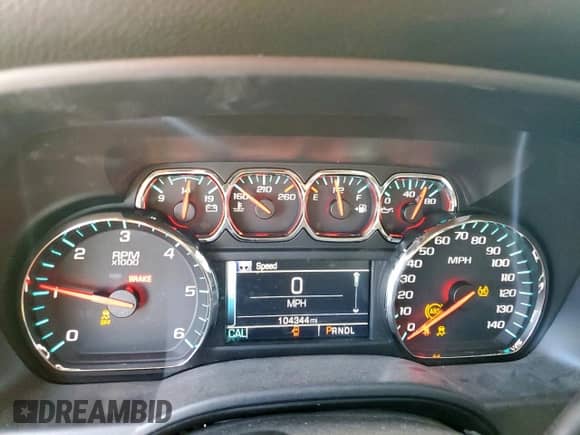 2017 Chevrolet Silverado 1500 LT with VIN 3GCPCREH7HG232224, listed as a Copart auction lot 84614215 with 104,344 mi miles and Salvage title. Bid and sale history available at DreamBid. Image 9.