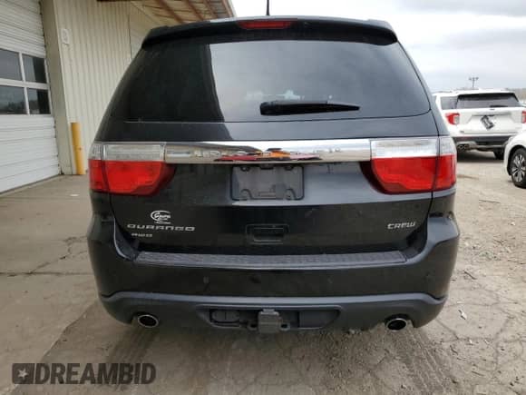 2012 Dodge Durango Crew with VIN 1C4SDJDT8CC358831, listed as a Copart auction lot 53525415 with 120,481 mi miles and Salvage title. Bid and sale history available at DreamBid. Image 6.