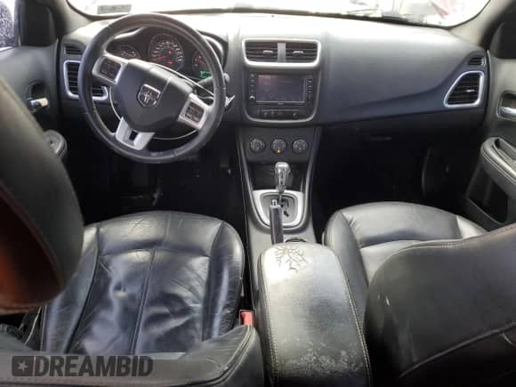 2013 Dodge Avenger SXT with VIN 1C3CDZCB2DN746742, listed as a Copart auction lot 87598015 with 164,676 mi miles and Salvage title. Bid and sale history available at DreamBid. Image 8.