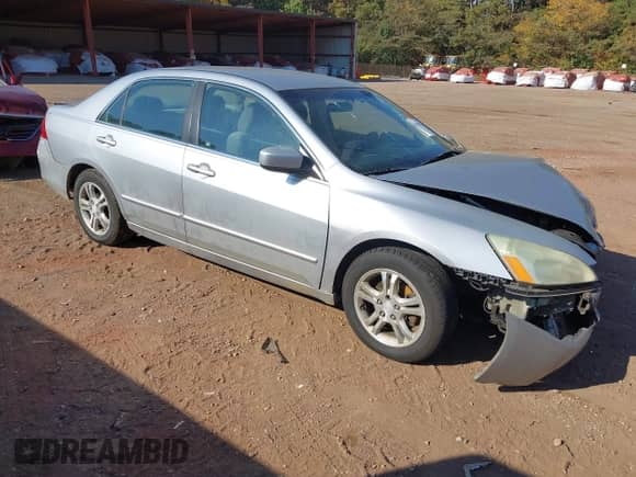 2007 Honda Accord LX SE with VIN JHMCM563X7C021672, listed as a IAAI auction lot 43163924 with 217,262 mi miles and . Bid and sale history available at DreamBid. Image 1.