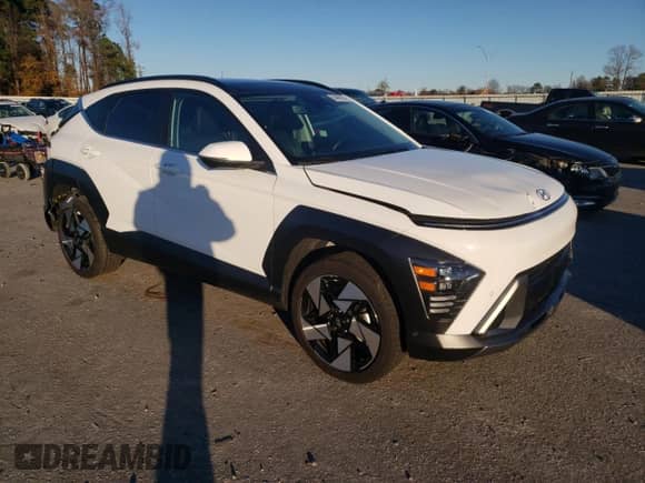 2024 Hyundai Kona Limited с VIN KM8HECA31RU068923, выставлен на аукционе Copart как лот 84469354 с пробегом 9 242 миль миль и Списание • Salvage title. История ставок и продаж доступна на DreamBid. Изображение 4.