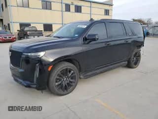 2021 Cadillac Escalade ESV Sport Platinum с VIN 1GYS4RKL0MR435525, выставлен на аукционе Copart как лот 83339374 с пробегом 30 012 миль миль и Списание • Salvage title. История ставок и продаж доступна на DreamBid. Изображение 1.