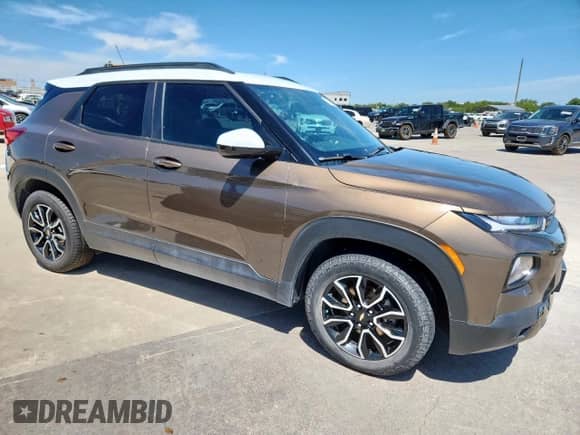 2021 Chevrolet TrailBlazer ACTIV с VIN KL79MVSL2MB180427, выставлен на аукционе Copart как лот 55080435 с пробегом 39 672 миль миль и Чистый • Clean title. История ставок и продаж доступна на DreamBid. Изображение 4.