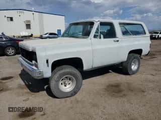 1974 Chevrolet Blazer с VIN CKY184F124334, выставлен на аукционе Copart как лот 61295465 с пробегом 1 655 миль миль и Чистый • Clean title. История ставок и продаж доступна на DreamBid. Изображение 1.