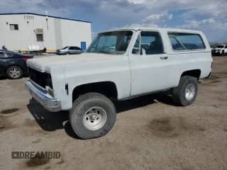1974 Chevrolet Blazer с VIN CKY184F124334, выставлен на аукционе Copart как лот 61295465 с пробегом 1 655 миль миль и Чистый • Clean title. История ставок и продаж доступна на DreamBid. Изображение 1.