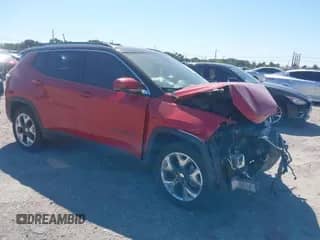 2021 Jeep Compass Limited with VIN 3C4NJCCB0MT577265, listed as a IAAI auction lot 41767947 with 32,304 mi miles and . Bid and sale history available at DreamBid. Image 1.