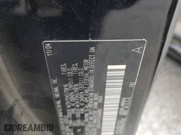 2005 Toyota Tundra SR5 z VIN 5TBRT34115S460803, wystawiony jako Copart lot #83942935 z przebiegiem 210 283 mil mil oraz Szkoda całkowita • Salvage title. Historia ofert i sprzedaży dostępna na DreamBid. Obrazek 12.
