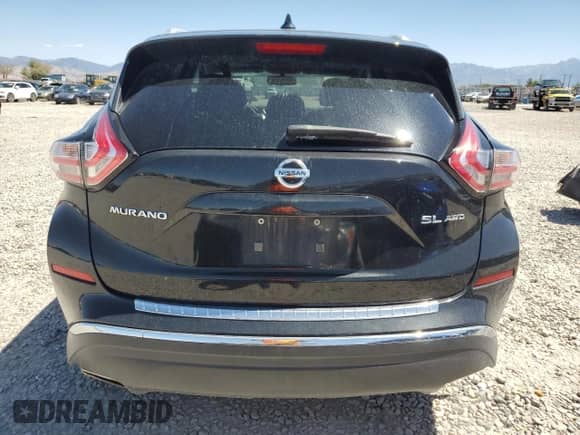 2017 Nissan Murano SL with VIN 5N1AZ2MH0HN139996, listed as a Copart auction lot 68864005 with 141,144 mi miles and Salvage title. Bid and sale history available at DreamBid. Image 6.