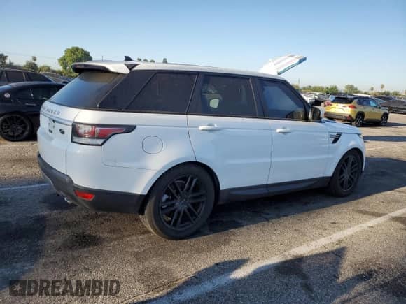 2016 Land Rover Range Rover Sport SE with VIN SALWG2KFXGA648395, listed as a Copart auction lot 67641345 with 134,126 mi miles and Salvage title. Bid and sale history available at DreamBid. Image 3.