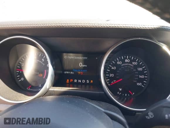 2023 Ford Mustang EcoBoost with VIN 1FATP8UH1P5105379, listed as a IAAI auction lot 41655830 with 27,611 mi miles and . Bid and sale history available at DreamBid. Image 7.