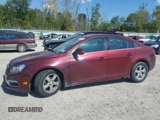 2016 Chevrolet Cruze LT with VIN 1G1PE5SB1G7166176, listed as a Copart auction lot 80313185 with 123,556 mi miles and Salvage title. Bid and sale history available at DreamBid. Image 1.