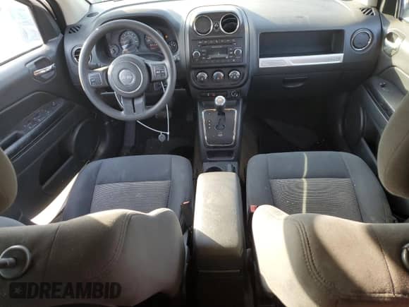 2017 Jeep Compass Sport with VIN 1C4NJCBA7HD146278, listed as a Copart auction lot 44785065 with 104,816 mi miles and Salvage title. Bid and sale history available at DreamBid. Image 8.