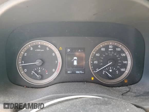 2018 Hyundai Tucson Value with VIN KM8J33A2XJU793505, listed as a Copart auction lot 84971415 with 99,470 mi miles and Clean title. Bid and sale history available at DreamBid. Image 9.